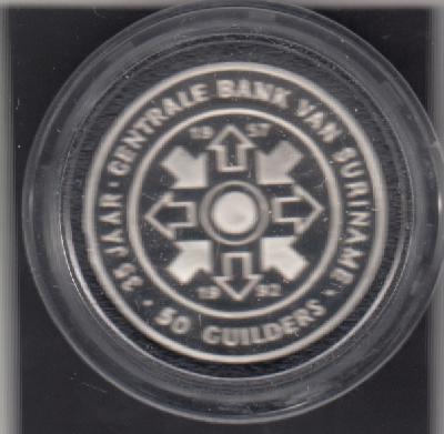 Beschrijving: 50 Gulden CENTRAL BANK